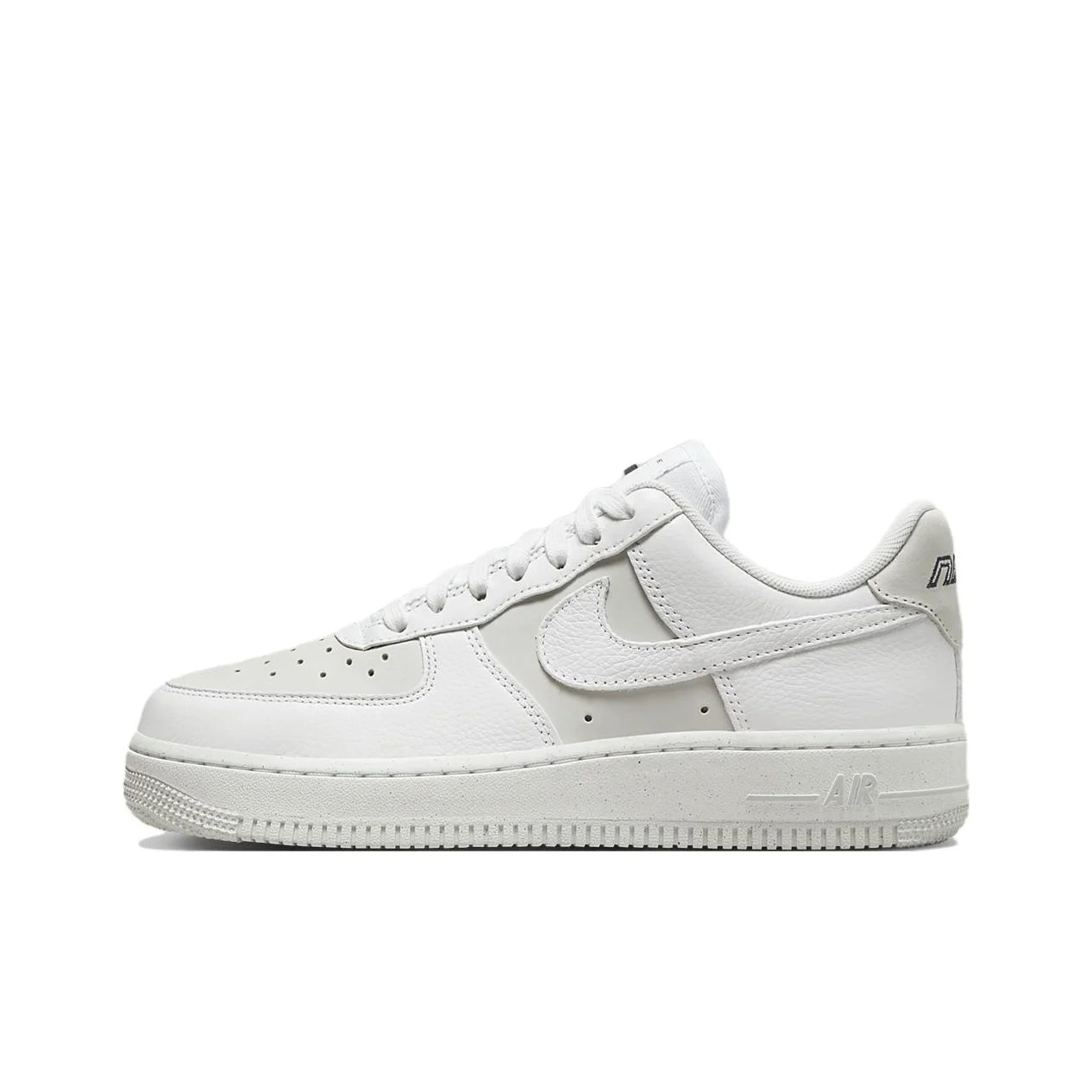 Nike Air Force 1 Skateboard Shoes Unisex Low Top White/Light Smoke Gray/Phantom Gray DZ2708-102