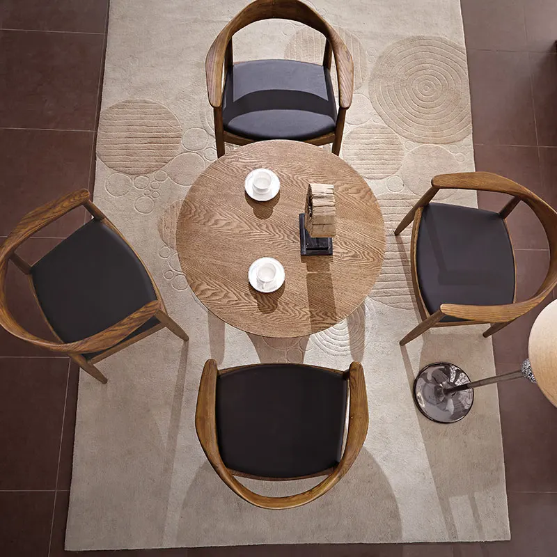 Customize the new Chinese designer's solid wood leisure reception, negotiate the table and chair combination, coffee