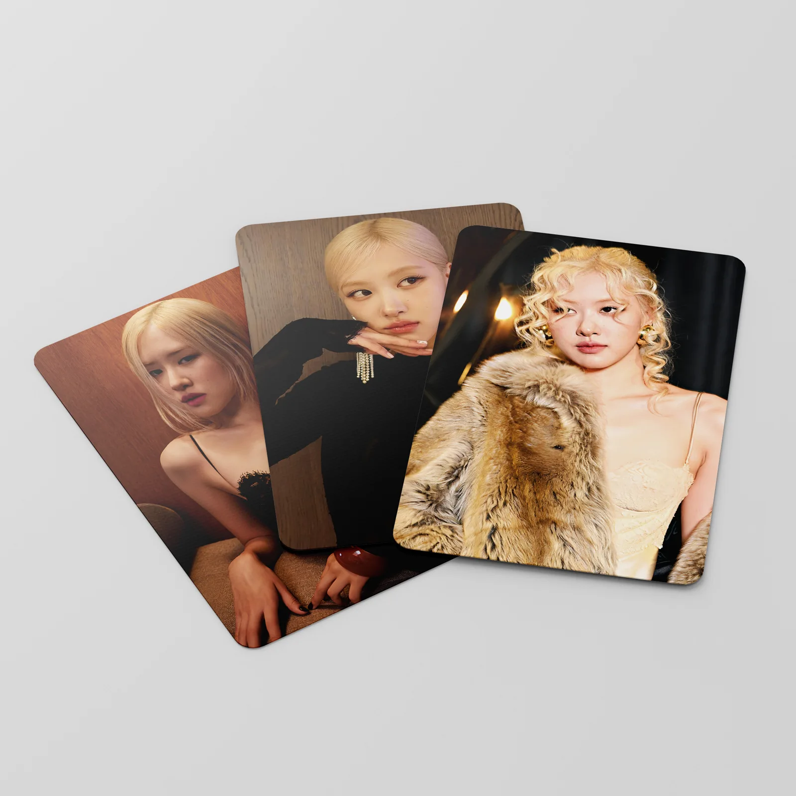 Kpop ROSE 55pcs APT Album Special Photocards Star Peripheral Random LOMO Card Fans Collection Double-sided Paper Cards