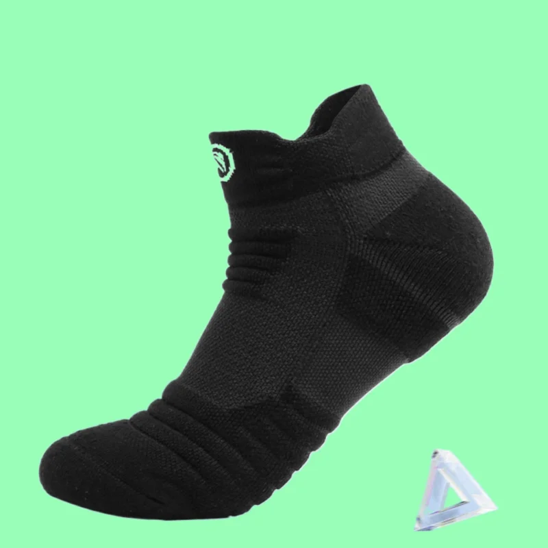 Calcetines de baloncesto para hombre, medias cortas de tobillo grueso, parte inferior de toalla, calcetines deportivos profesionales para correr y ciclismo, 3 pares