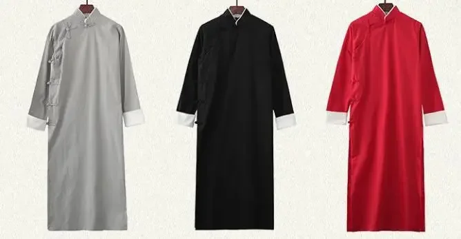 أعلى جودة للأطفال والكبار IP رجل القطن الكونغ فو تاي تشي زي الطاوية رداء crosstagown الجناح تشون الدعاوى الملابس رمادي/أحمر/أزرق #6