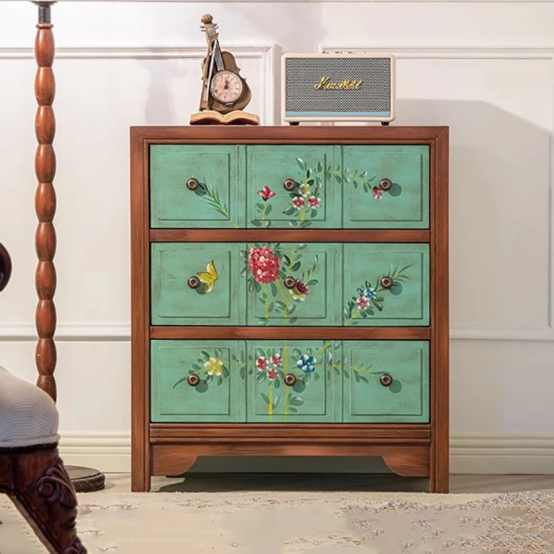 

For American Retro Living Room Cabinets With Drawers Luxury Beauty Nordic Living Room Cabinets Classic Trendy Meuble Furniture