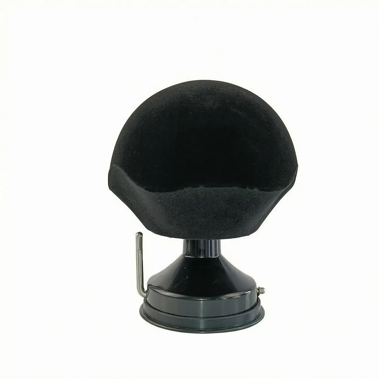 Hairpiece Holder Flocked Surface Mannequin Head Stand Side Handle