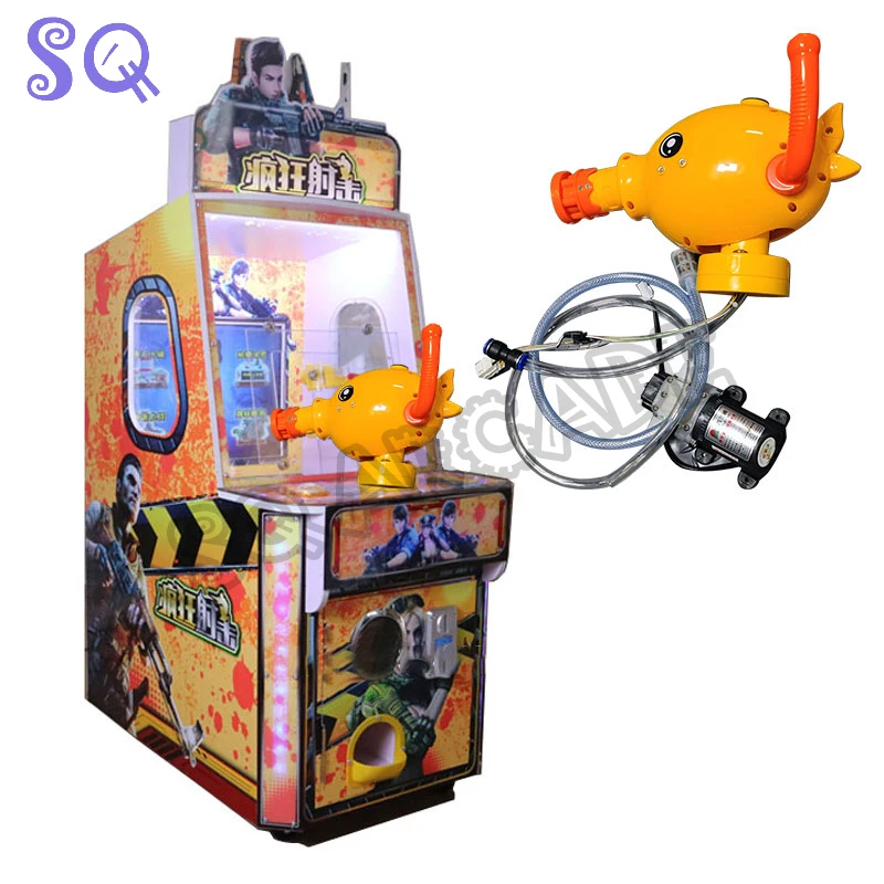 Shooting machine, water gun, ball gun, DIY GAME arcade cabinet accessories, large-scale entertainment double shooting game machi