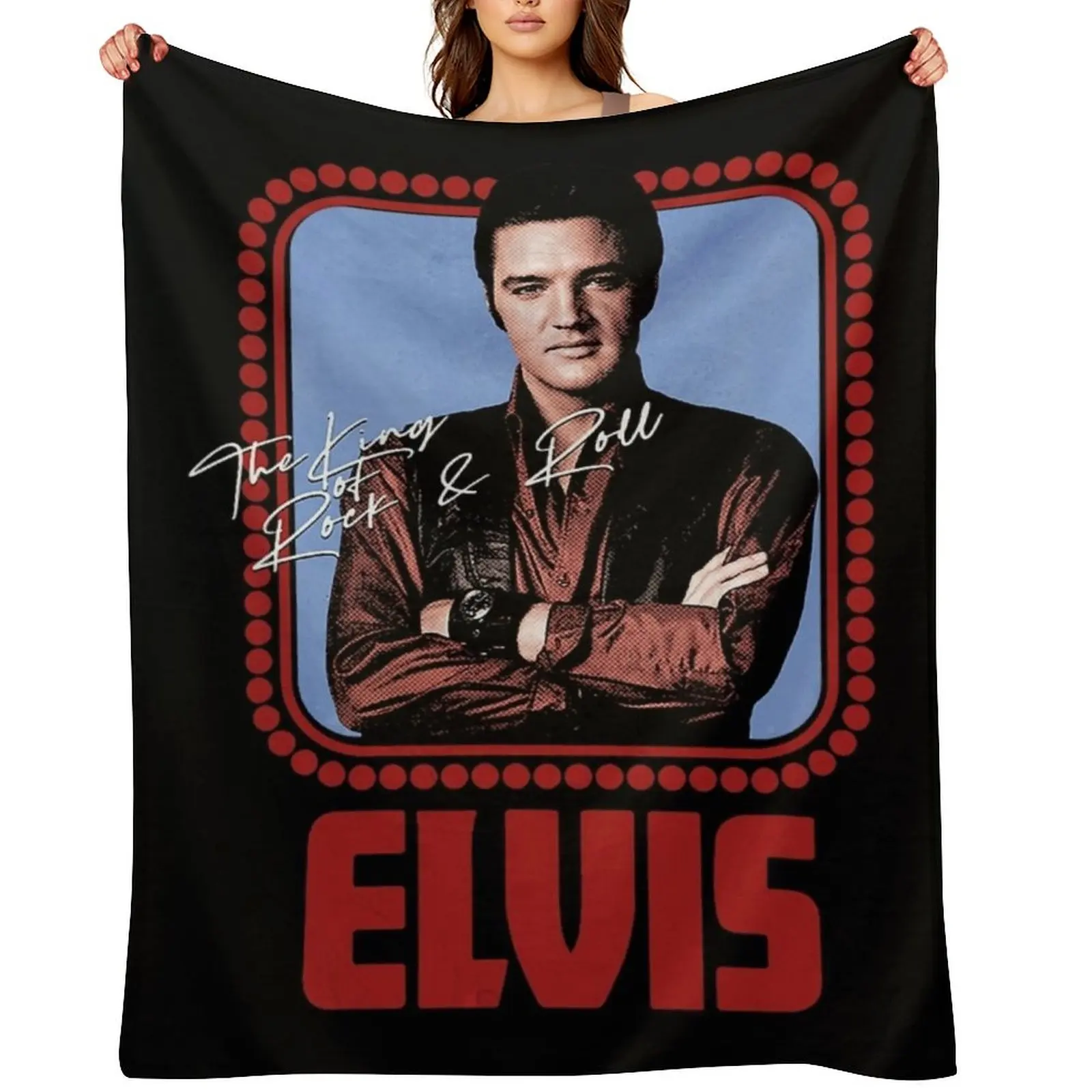 

Music Official Rock N Roll Vintage Throw Blanket Polar cosplay anime For Baby Multi-Purpose Blankets