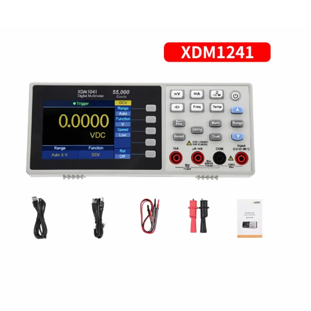 XDM1041 XDM1241 Desktop four Position Semi-Automatic Range multimeter OWON