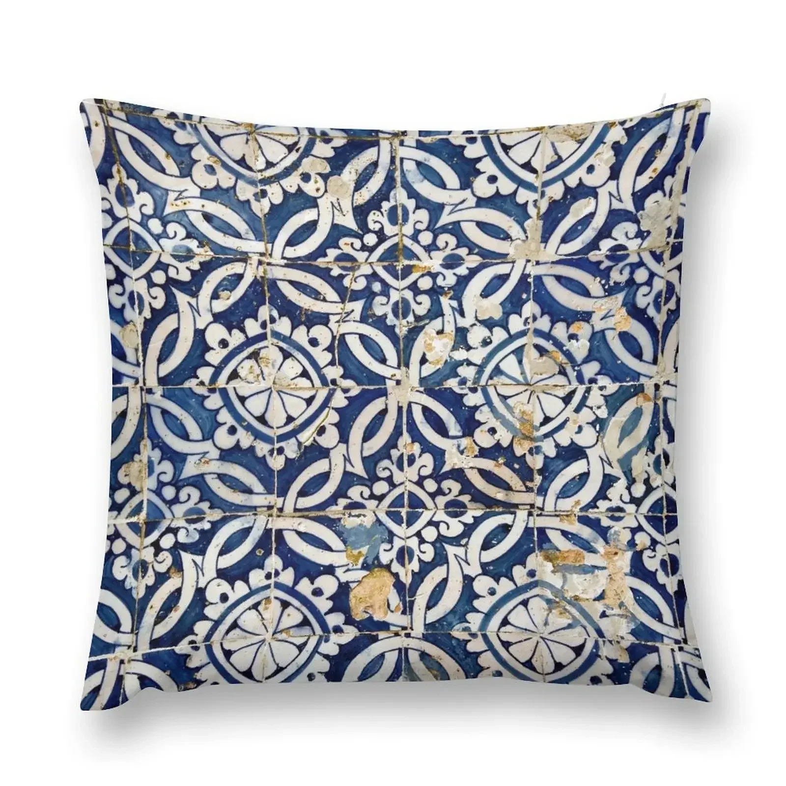 Portuguese glazed tiles Throw Pillow Pillow Decor covers for pillows Elastic Cover For Sofa bed pillows pillow