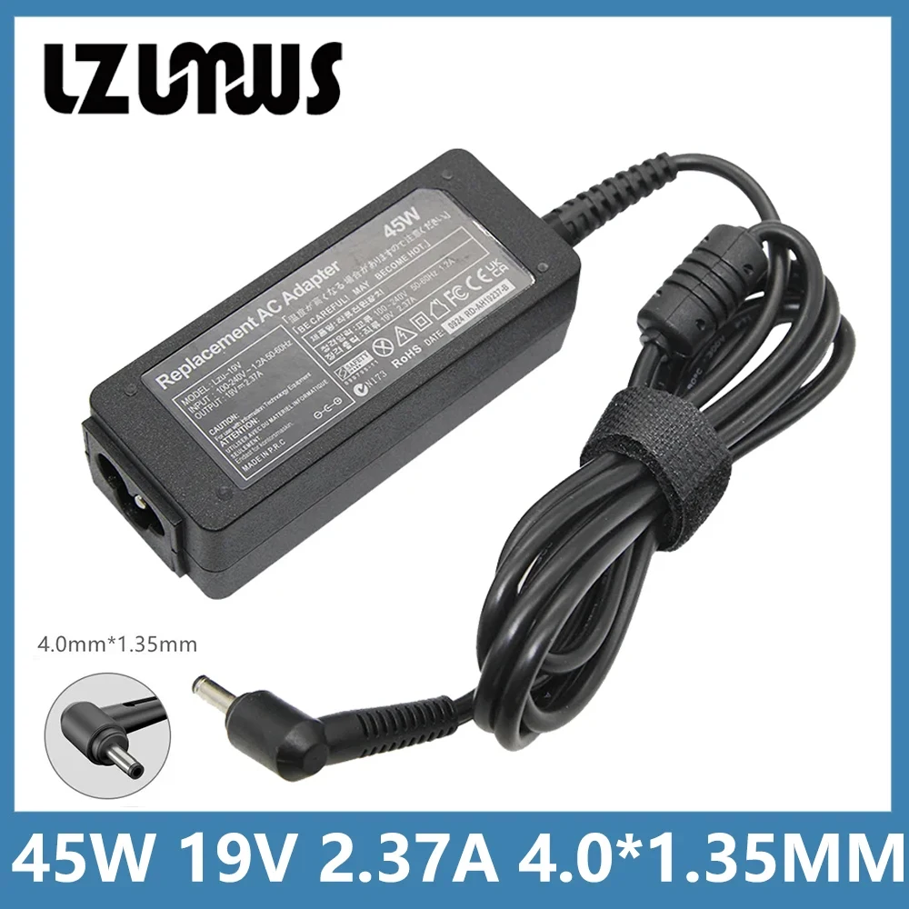 19V 2.37A 45W 4.0*1.35MM Laptop AC Adapter DC Charger For ASUS S200 S201 X202E PRO453 UX21A UX32A FL5900UB U303L 7200U UX32VD