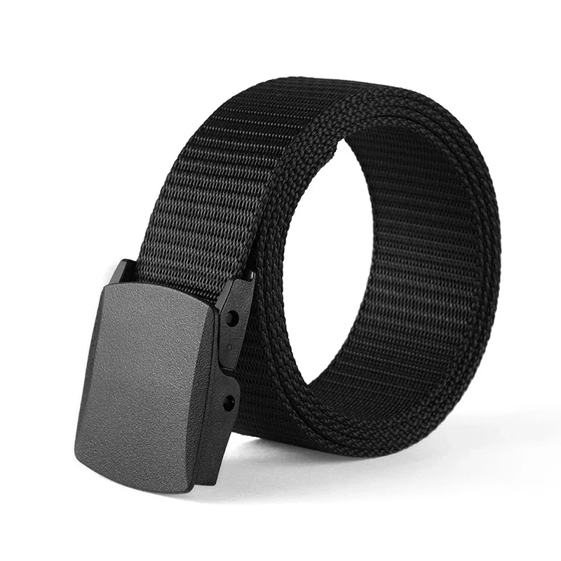 

Mens Nylon Webbing Belts Canvas Casual Fabric Tactical Belt High Quality Accessories Military Jeans Army Waist Strap