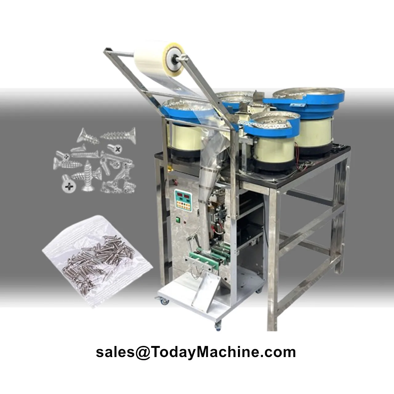 Automatic Screw Counting Packing Machine for Small Hardware Fasteners Bolts Nuts Bagging