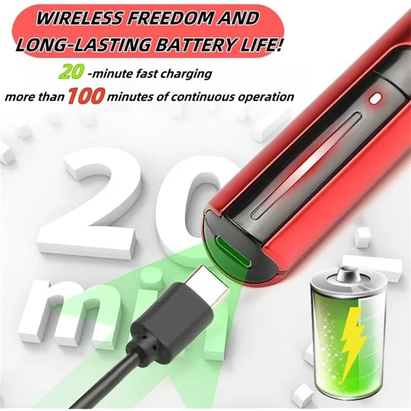 フレッシュミニ電動往復サンダー USB 充電 3 速度調整可能 & 8 サンディングヘッド DIY クラフト用の精密ツール