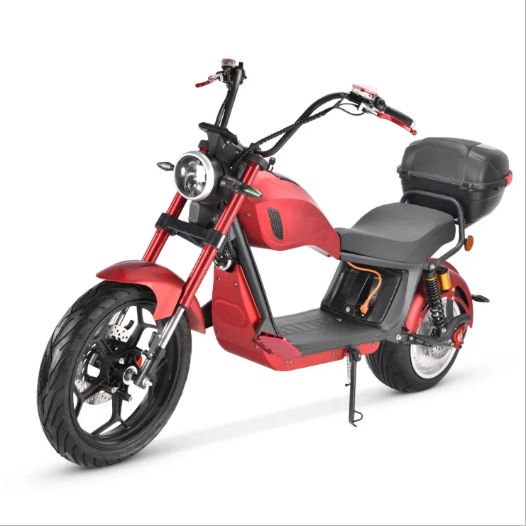 2021 new arrival europe stock EEC fat tire cooper electric motorcycle electric scooter citycoco