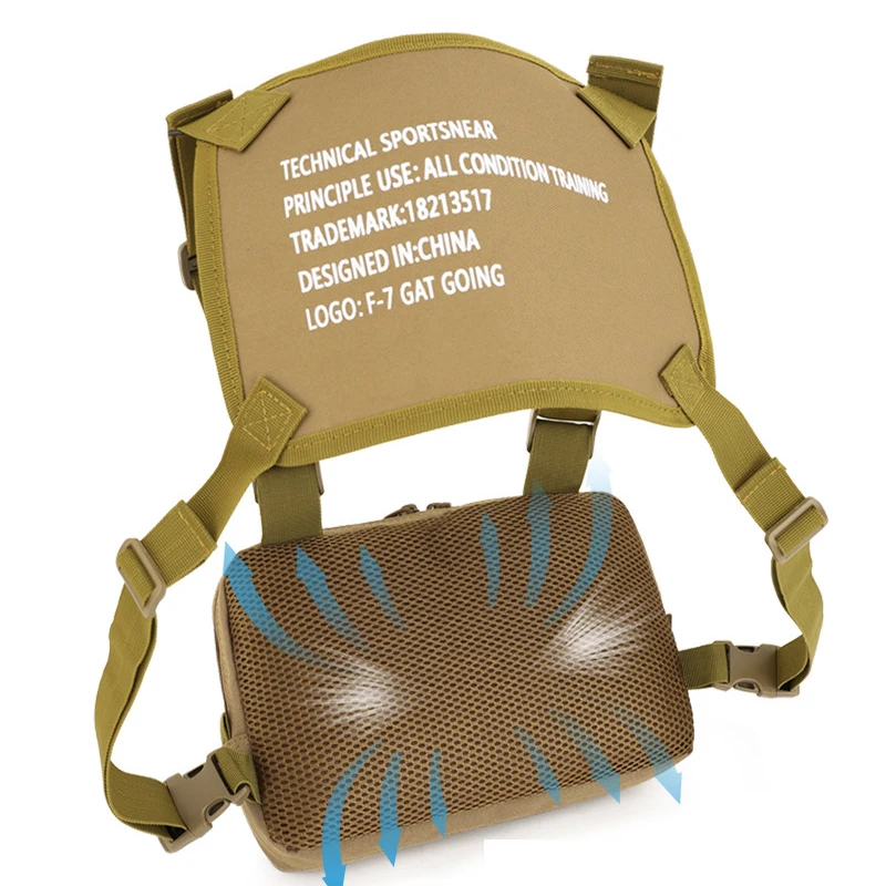Tactical Hunting Vest Bag Men  Outdoor Sports Chest Backpack  Military Training Camping Travel Fishing Molle EDC Servival Bag