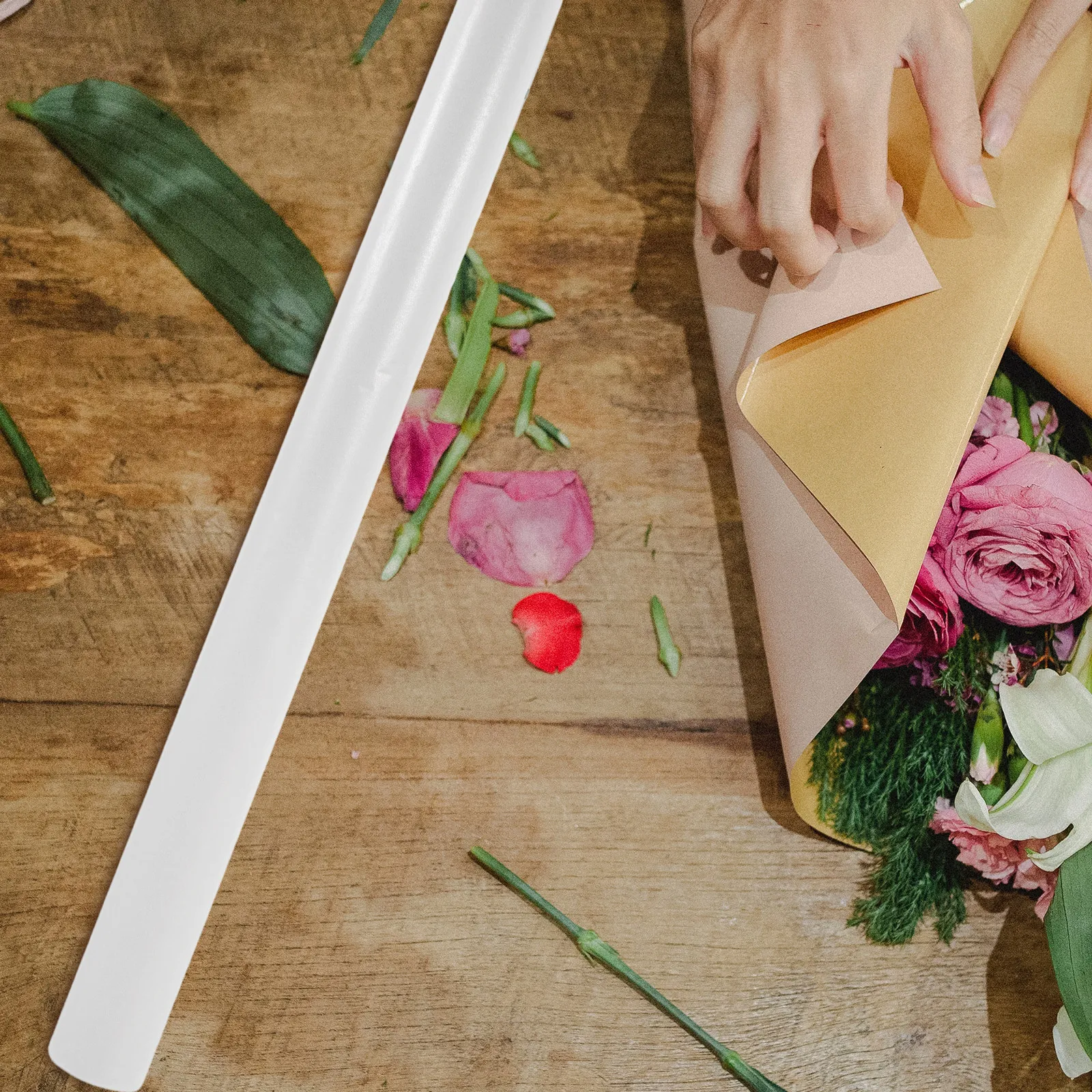 Rollo de Papel de Embalaje Tipo Periódico, Suministros para Mudanza, Envoltura para Platos, Ramos, Artículos Frágiles, Relleno Ligero para Almacenamiento