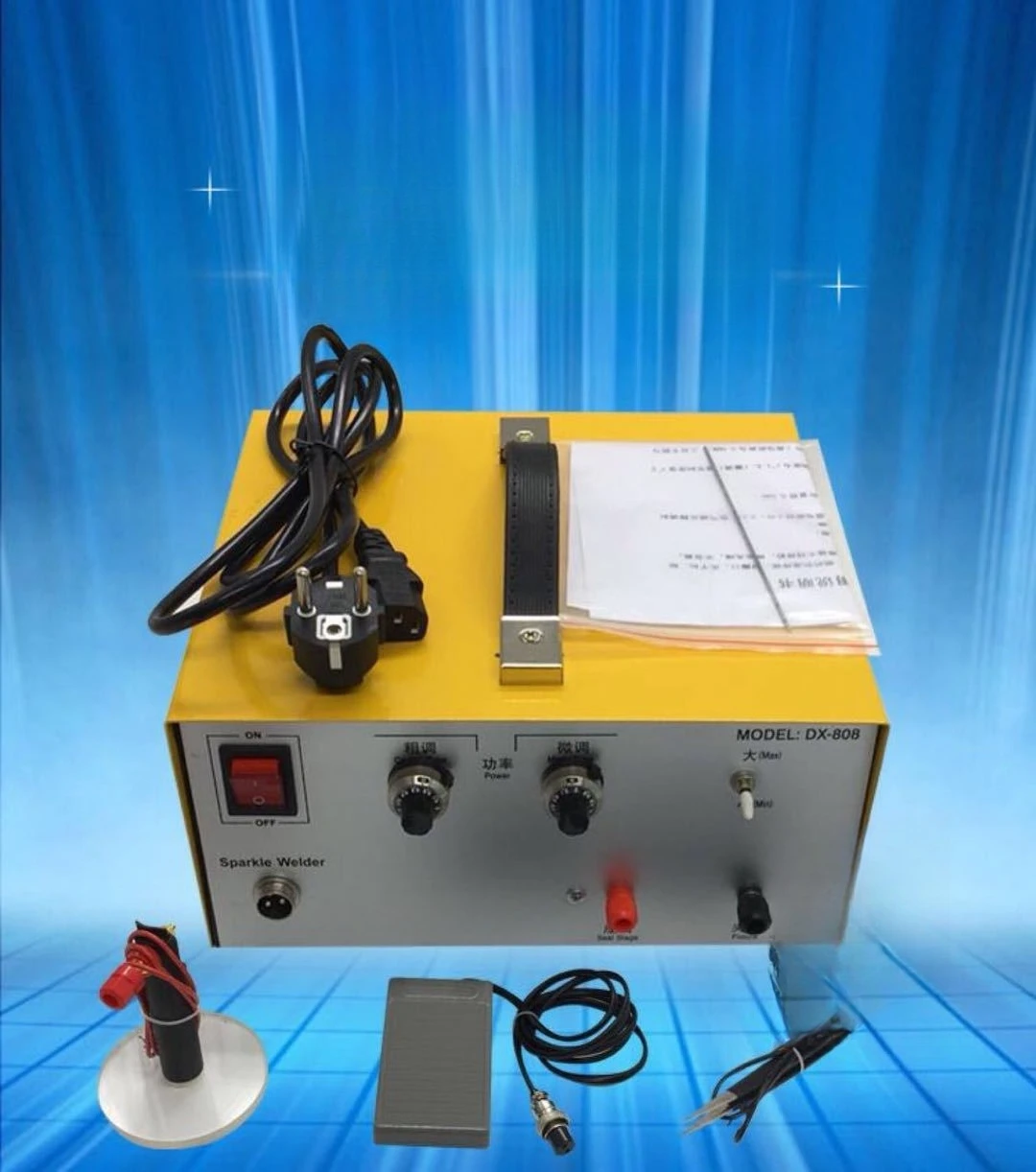 DX-30A Laser Pulse High Power Spot Welding Machine Handheld Ring Necklace Jewelry Touch Welding Machine