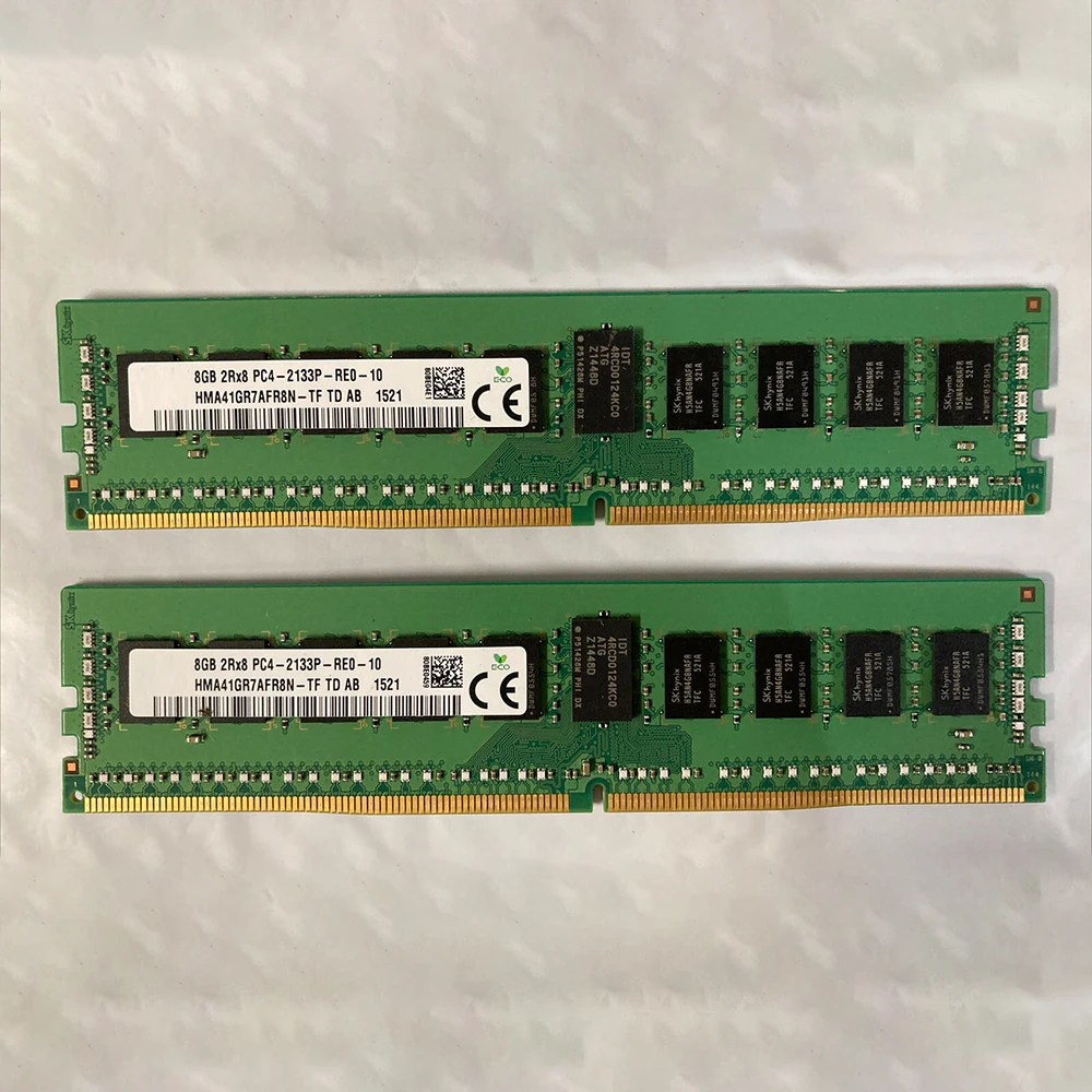 Для SK Hynix RAM 8 ГБ DDR4 2133 МГц HMA41GR7AFR8N-TF 2RX8 PC4-2133P-RE0 серверная память