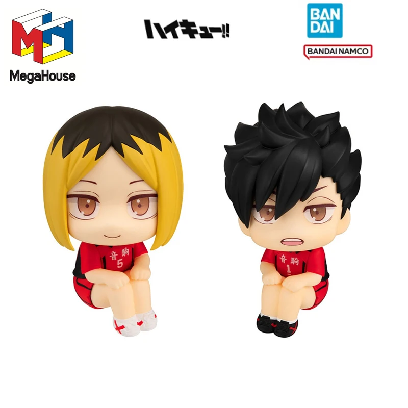 Megahouse Genuine Look Up Haikyuu!! Kenma Kozume Tetsurou Kuroo Anime Action Figures Toys For Boys Girls Gift Collectible Model