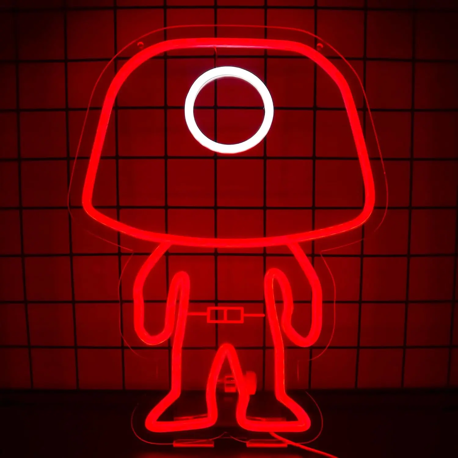 

Неоновая вывеска «Маскированный рабочий» с USB-подсветкой, регулируемой яркостью, для вечеринок, баров, игровых комнат, спален, декоративный неон, персонализированный подарок