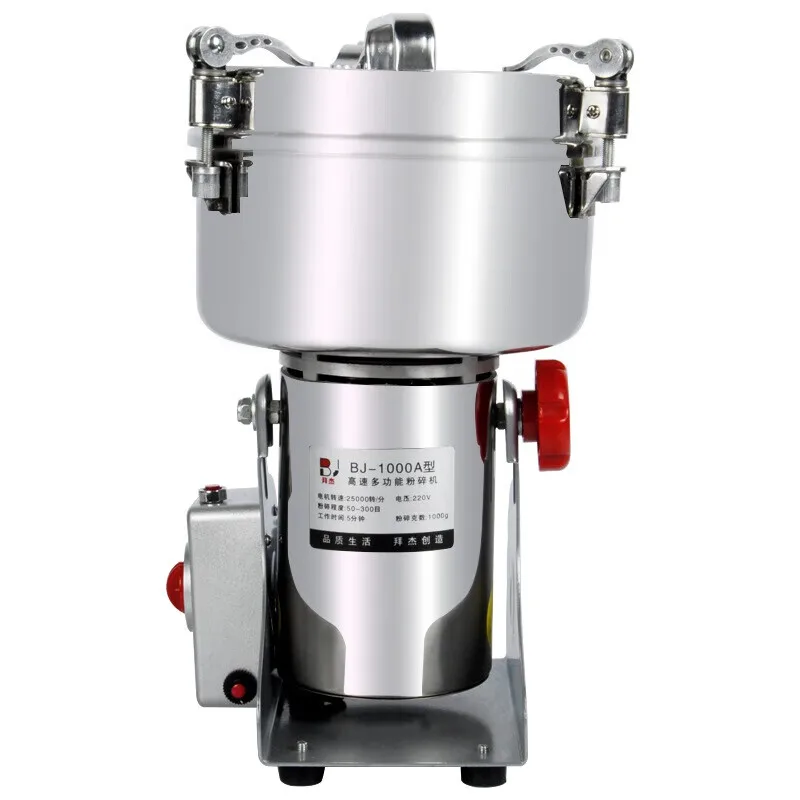 Stainless Steel Traditional Chinese Medicine Pulverizer Household Electric Pulverizer Superfine Grinder Grinder BJ-1000A