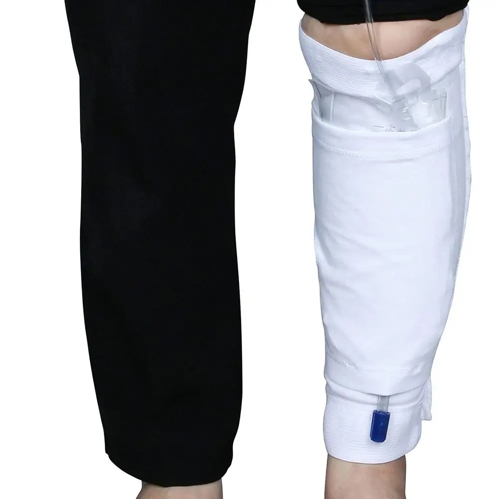 دائم قابل للغسل حقيبة القسطرة حامل كيس البول القسطرة كم القسطرة الساق كم رعاية المريض غطاء كيس الصرف