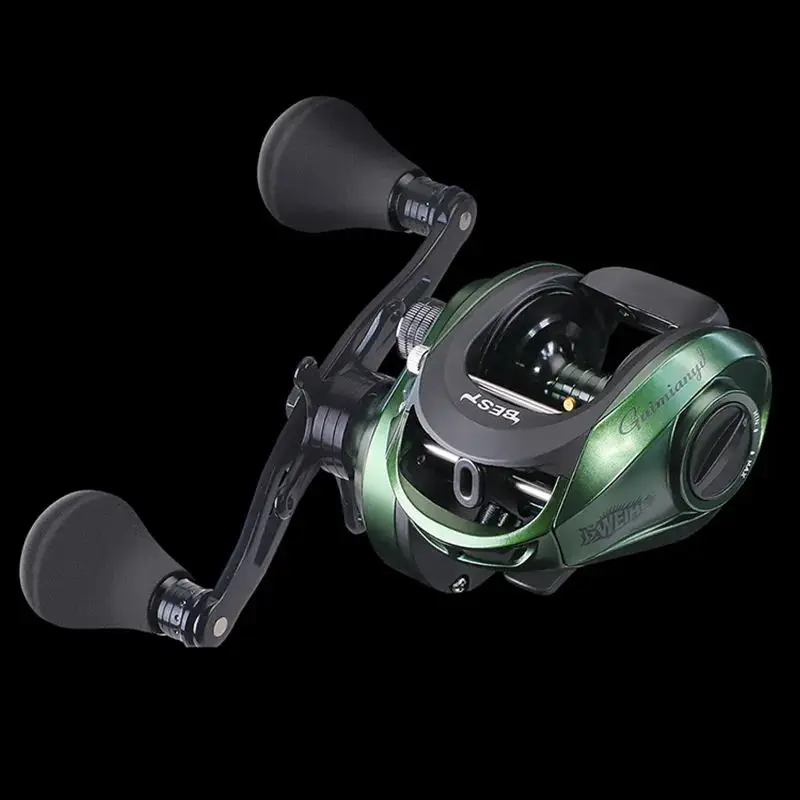 WEIHE GUIMIANYU Full Metal Baitcasting Fishing Reel Left Right Hand pesca Magnetic Brake System Saltwater Freshwater