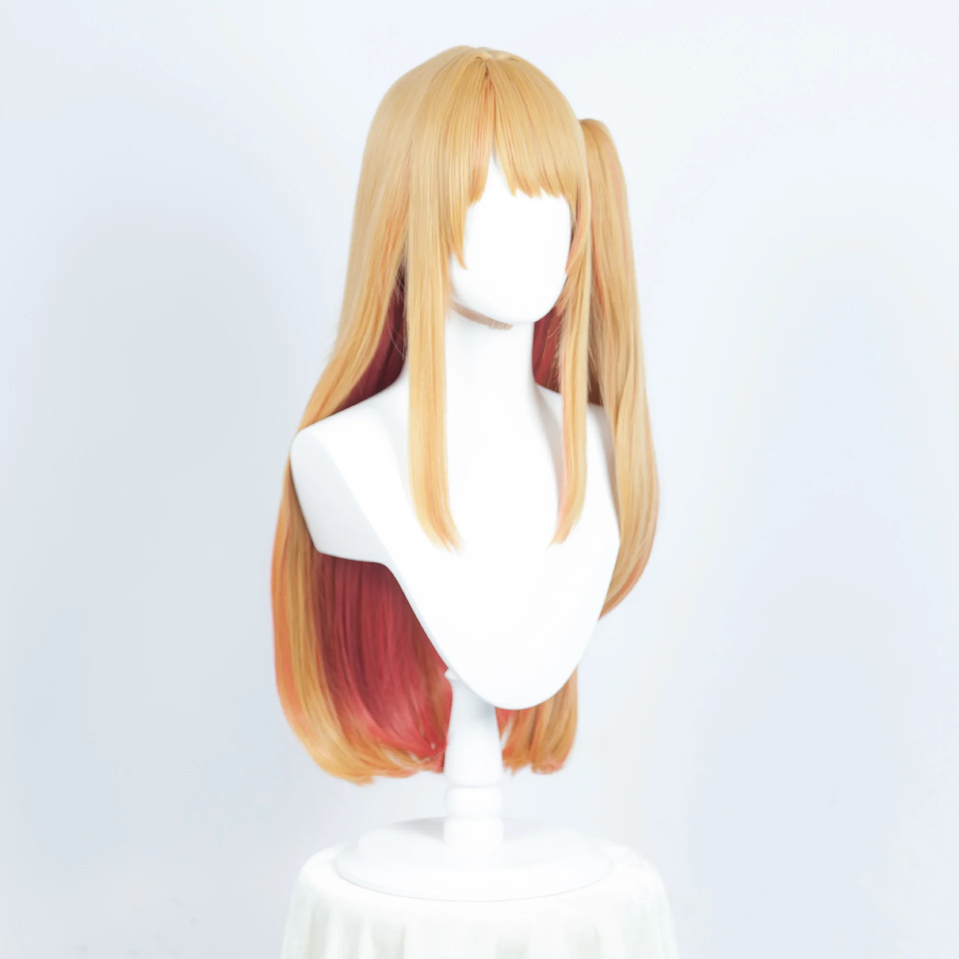The Wig I'm Promoting Is The Star Wild Ruby Cosplay Wig And The Star Wild Rumi Long Straight Hair Highlight Wig.