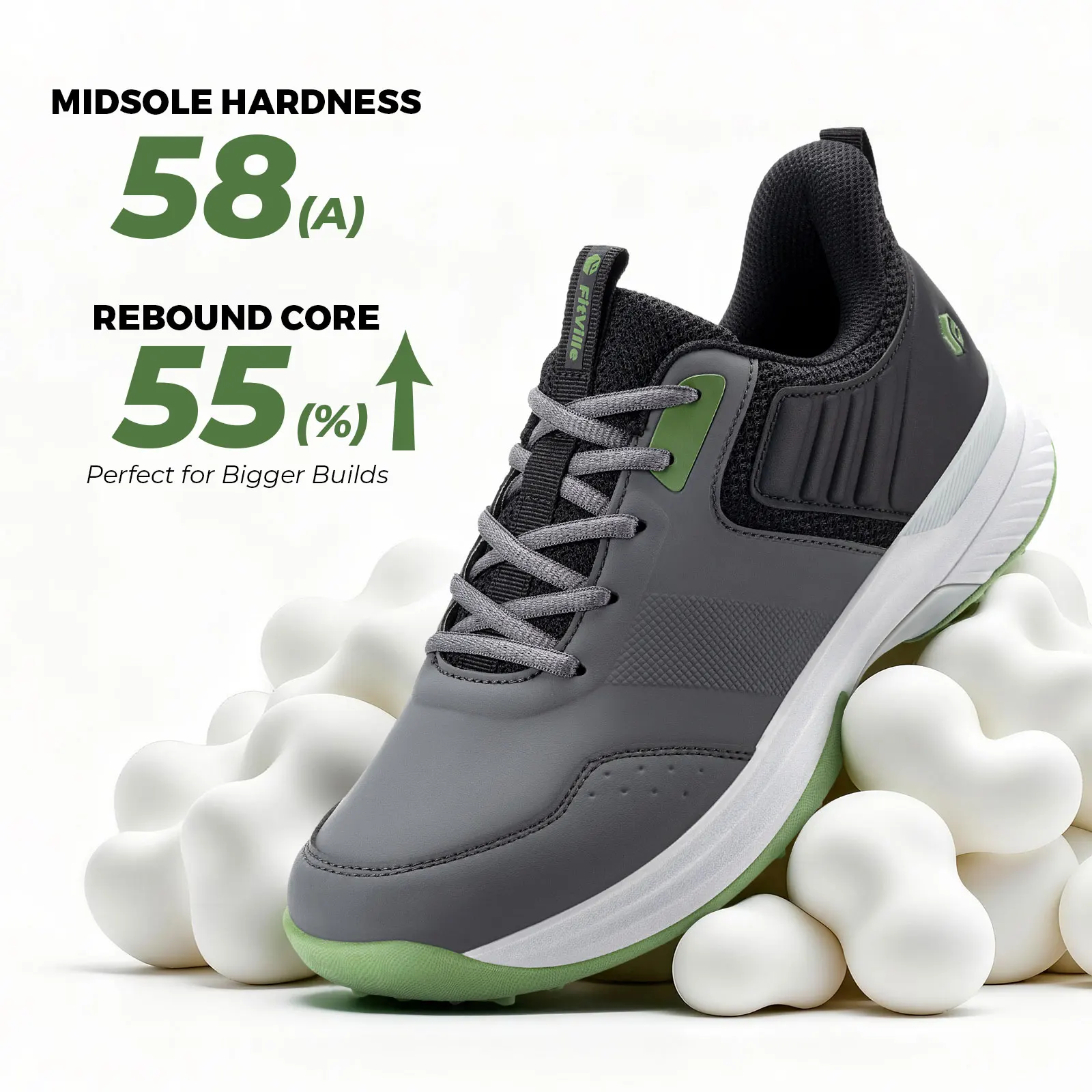 Golf-Fittington-Schuhe, Freizeitschuhe, Abnutzung und Widerstandsfähigkeit im Wasser für den Mann._voghion.com