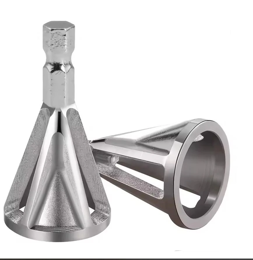 1pc Chamfering Tool, Chuck Drill Tool, Metal Deburring External Chamfering Tool, Grinding Angle Trimming, Suitable For Various C