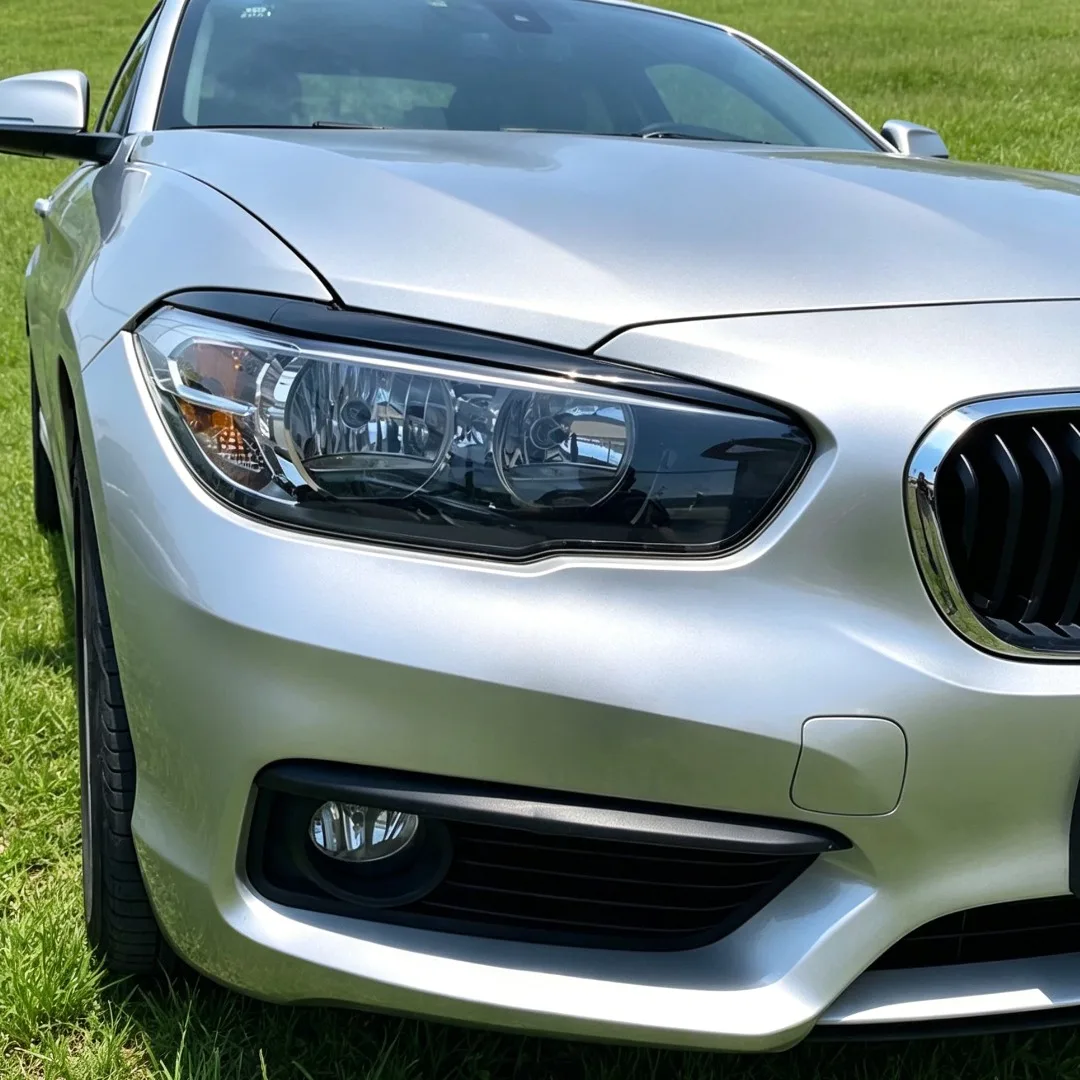 Front Headlight Eyebrow Eyelid Trim For BMW 1 Series F20 F21 116d 118i 120i 2015-2019 Tuning Styling Accessories Body Kit 2PCS