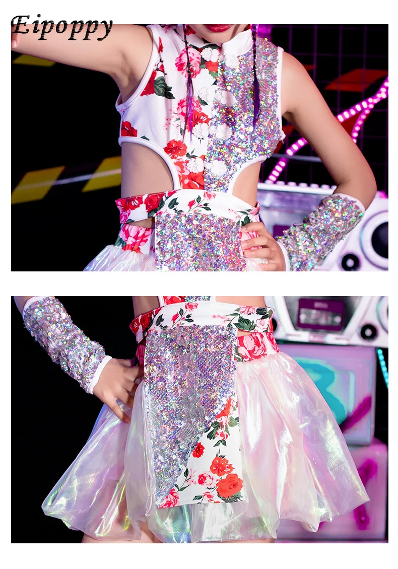 Passerella Fashion Cool abbigliamento stile nazionale bambini Performance Cheongsam prepotente ragazza nazionale Fashion Performance Set