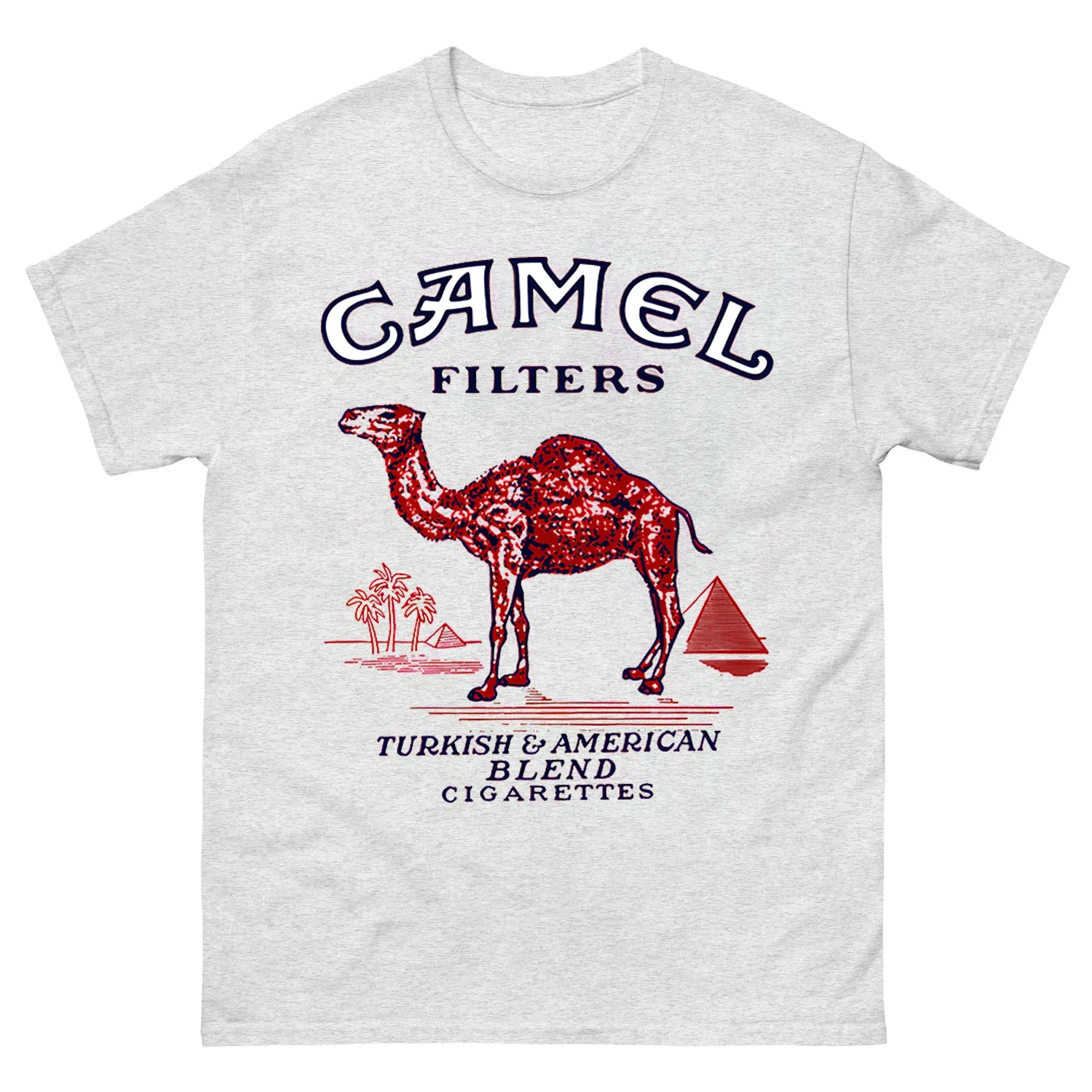Desert Camel Graphic Cotton T-shirt Men Women Retro Western Short Sleeve Unisex Casual Daily Streetwear Basic Tops
