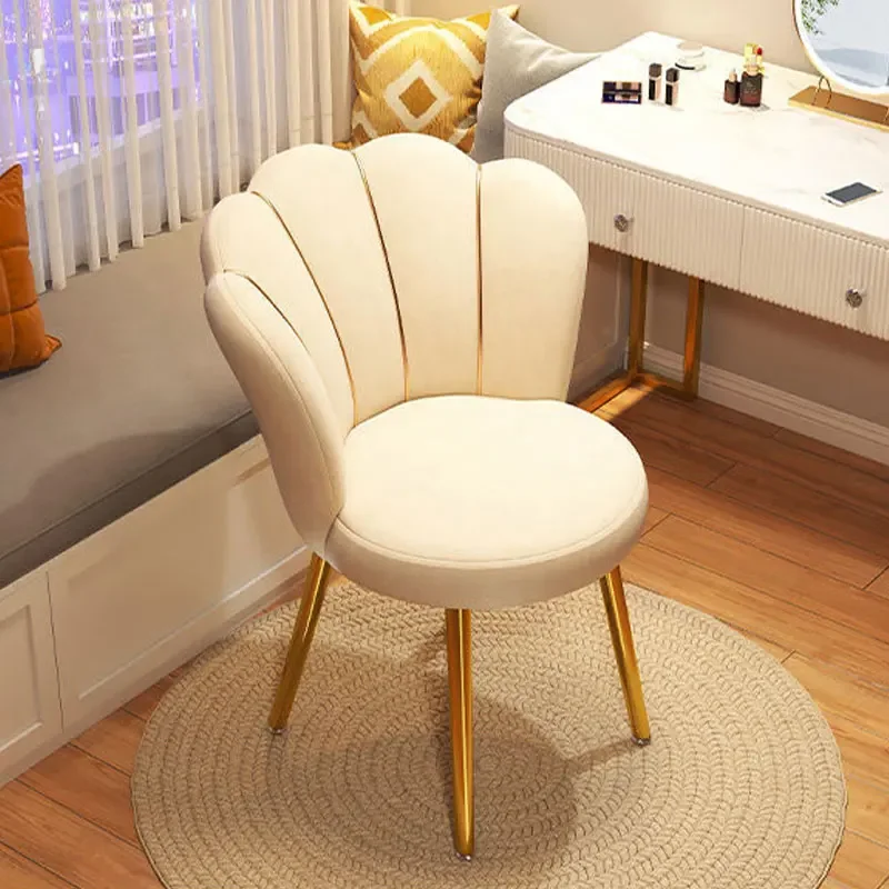 Light Luxury Nordic Dining Morden Chair for Living Room Bedroom Designer Furniture Makeup Dresser Chairs Comfortable Armchair