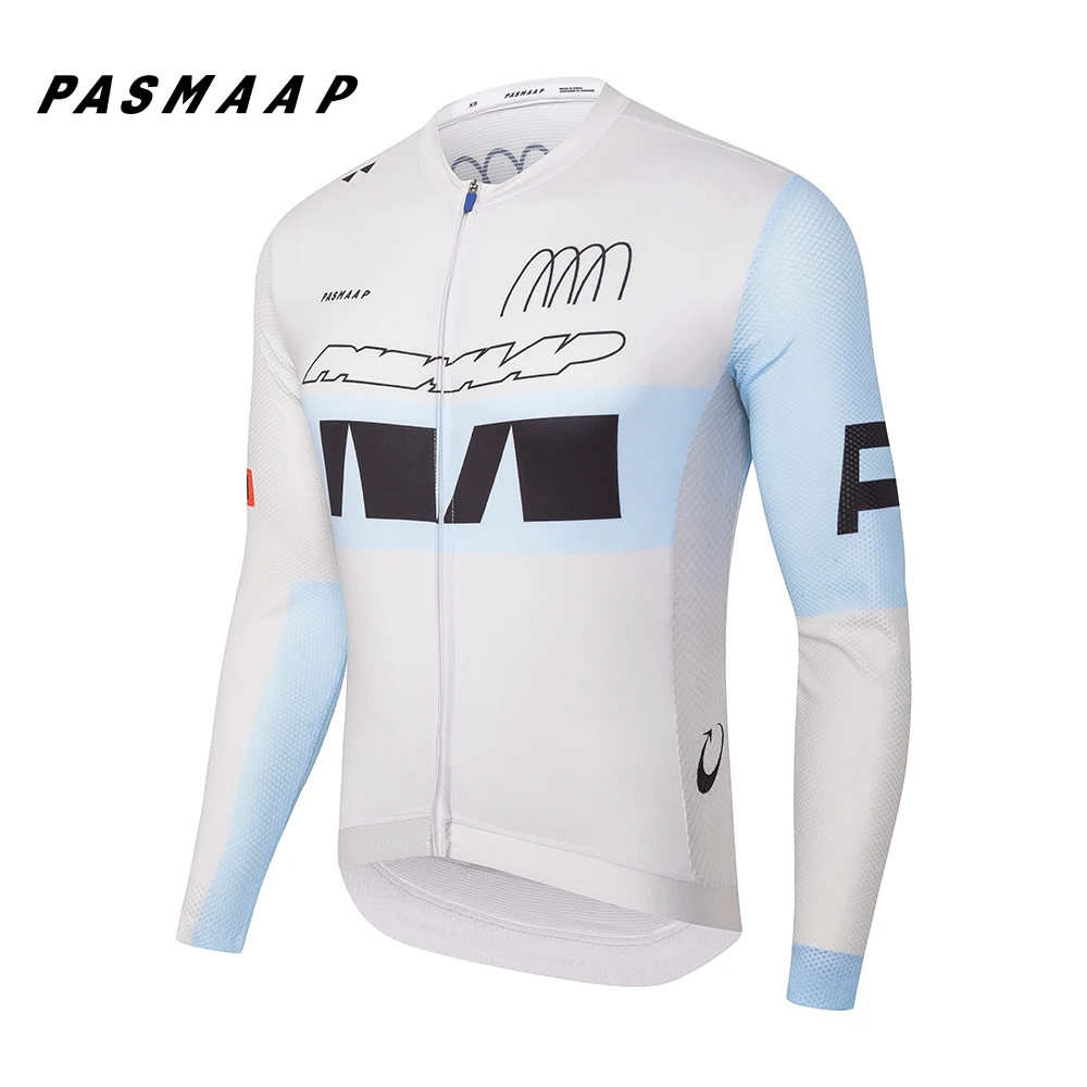 

2024 PASMAAP Cycling Jersey Long Sleeve Pro Team Jersey MTB Road Bike Clothing Maillot Ciclismo Hombre Breathable Bicycle Shirts