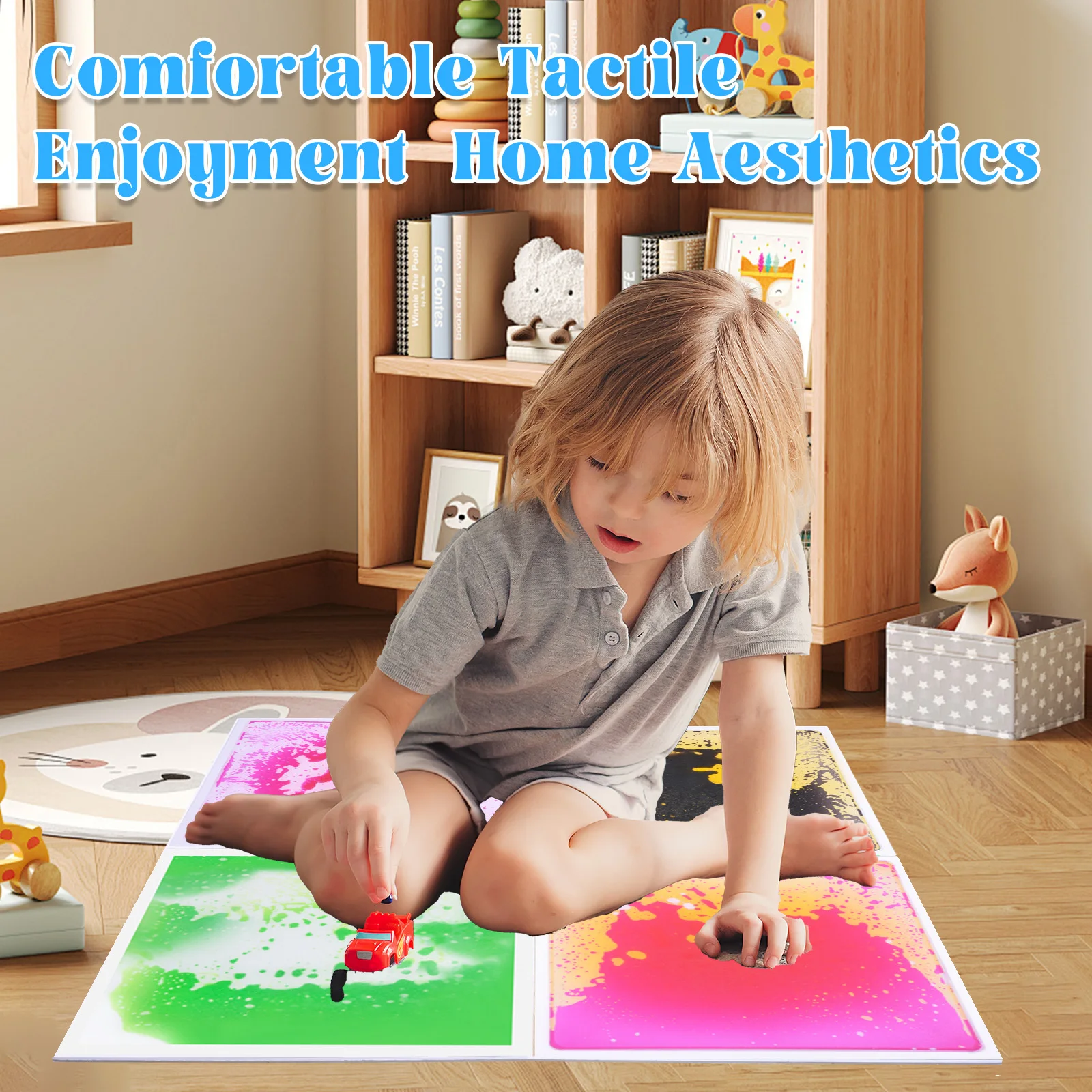 Kids Sensory Play Mat Essential: Pair It with a Colorful Sensory Mat Liquid