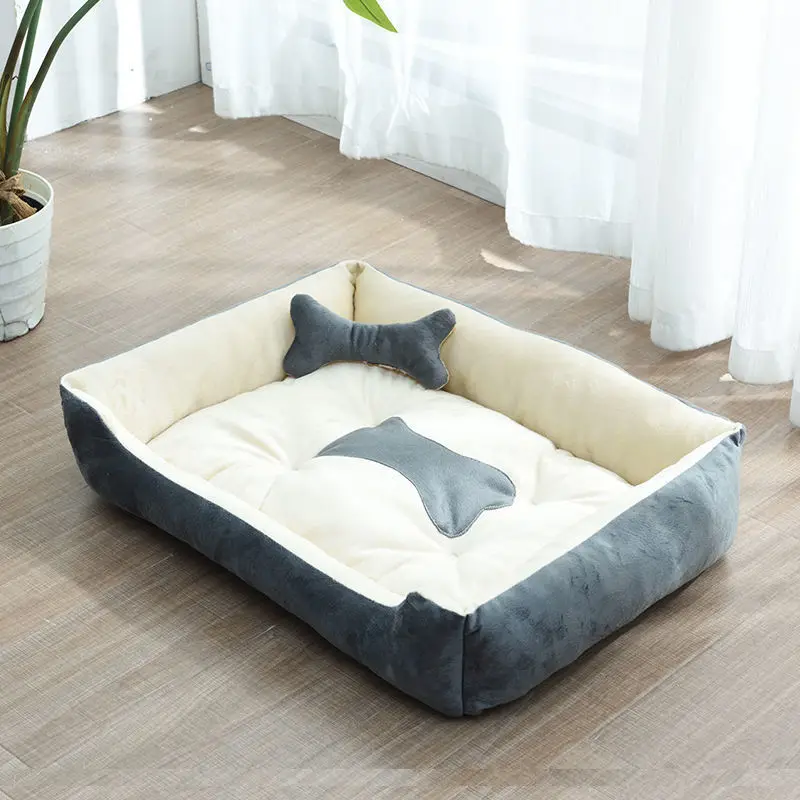 Dog Kennel All-season Universal Pet Bed House for Small Medium Large Dogs Cats Soft Bed Pad Winter Warm Pet Sleeping Supplies - Image 3