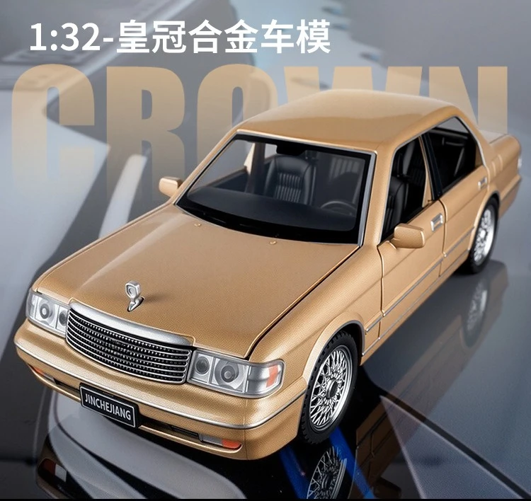 

Масштабная модель автомобиля Crown 1:32 из сплава, сувенир, игрушка, подарок, коллекционная модель из литого сплава