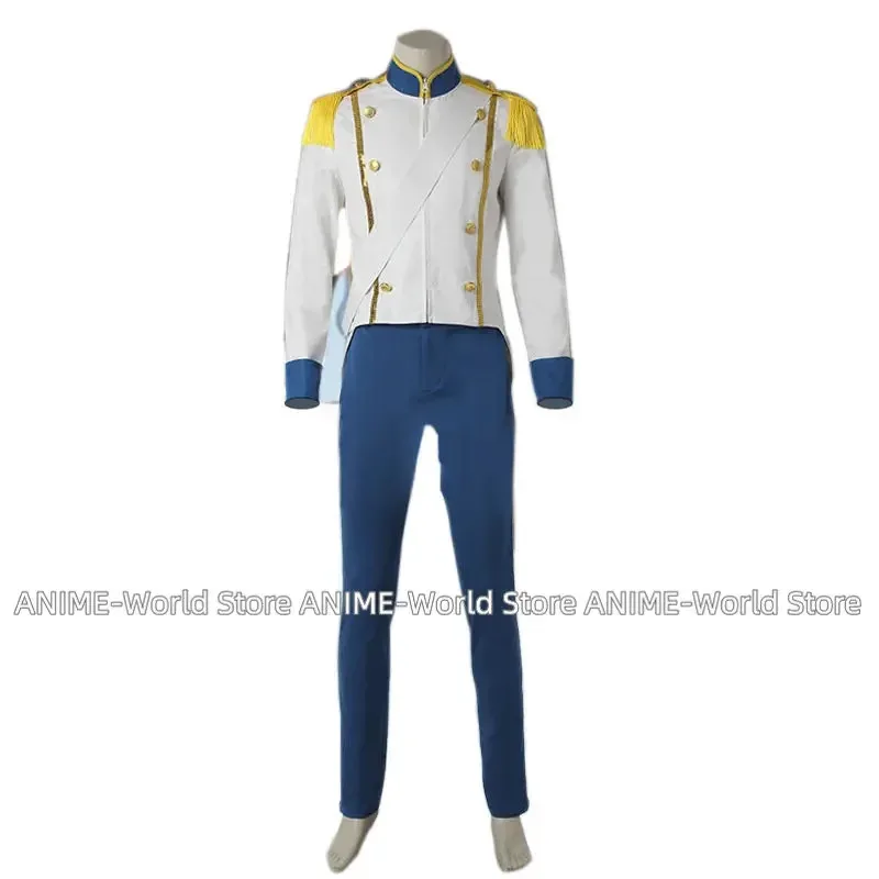 

2025 22 Deluxe The Little Mermaid Prince Eric Costume Cosplay Disguise Carnival Performance Party Clothing