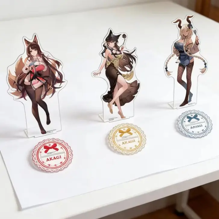 Charm Anime Azur Lane Cosplay Characters Acrylic Stand Figure Ornament Accessories Goods Collection Festivals Gift