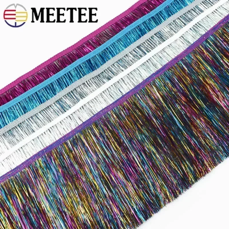 

2/5/10Meters Meetee 15cm Colorful Fringes Tassles Clothes Dress Lace Trim Curtain Decoration Ribbon DIY Garment Accessories