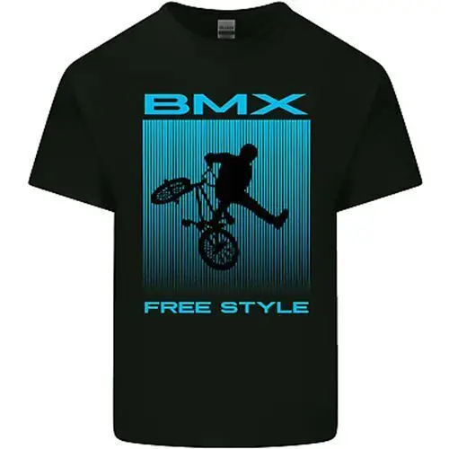 BMX Freestyle Cycling Bicycle Bike Mens Cotton T-Shirt Tee Top