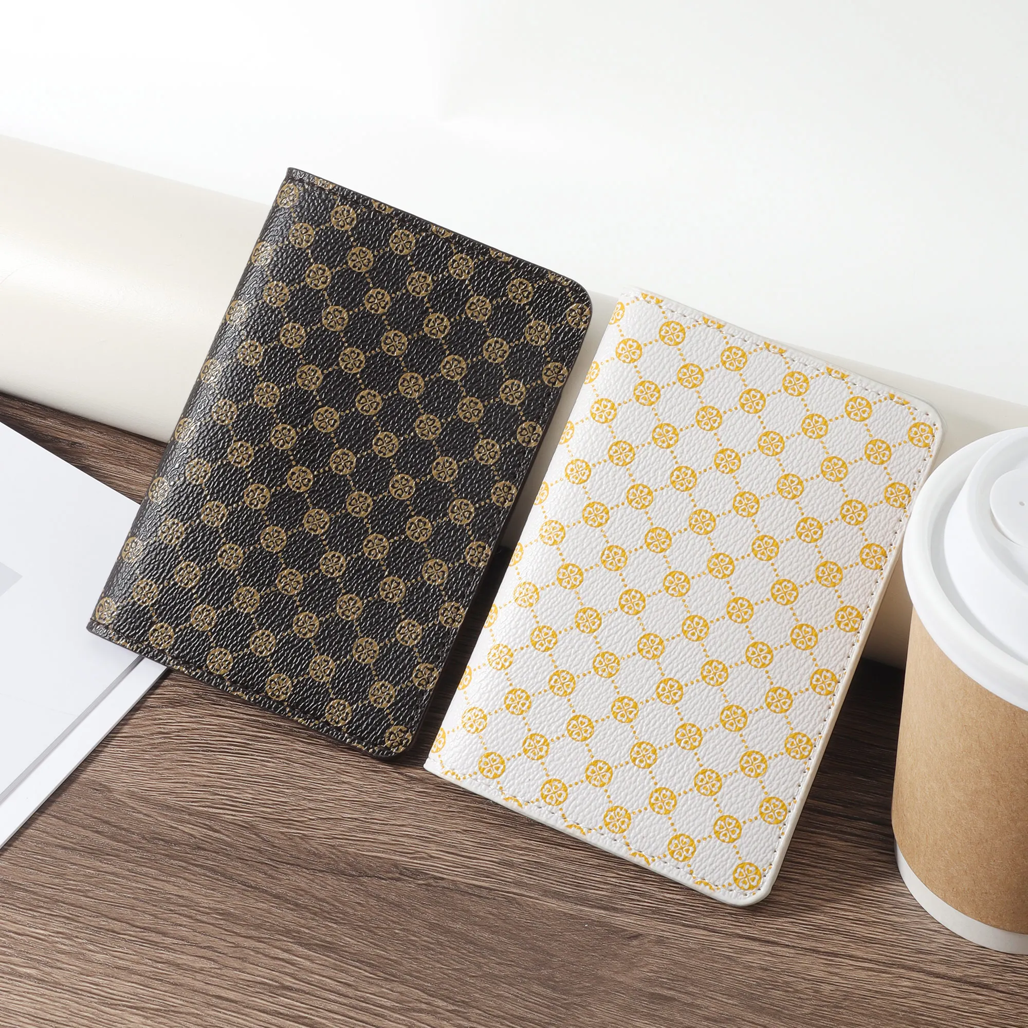 1pcs Multifunctional Passport Holders With Embossing Plane Pattern, Simple Casual Leather Passport Holder, Bank Card Credit Card