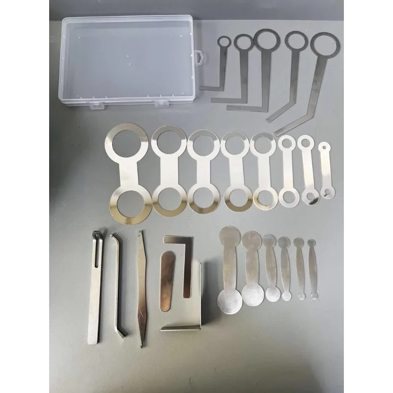 Saxophone sound hole leather pad tightness adjustment and repair flat pad tool flat pad tool pad repair set