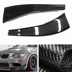 Front Side Bumper Air Vent Trim For BMW E90 E92 E93 M3 2007 2008 2009-2013 Carbon Fiber Intake Frame Cover Spoiler Splitter Fin