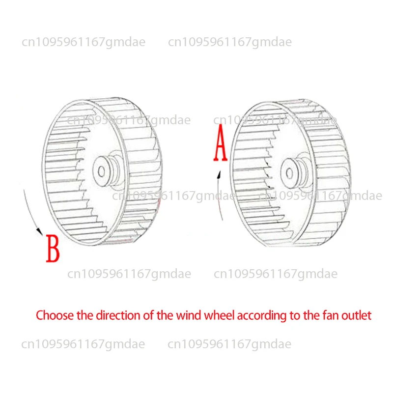 Stainless Steel Centrifugal Fan Wheel Impeller 203x97x14mm 14mm 19mm Bore Diameter For Blower