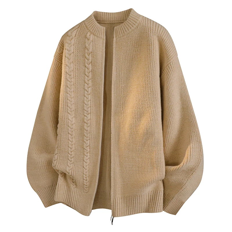 

Мужской уличный высококачественный осенне-зимний повседневный универсальный кардиган, модный модный удобный дышащий свитер