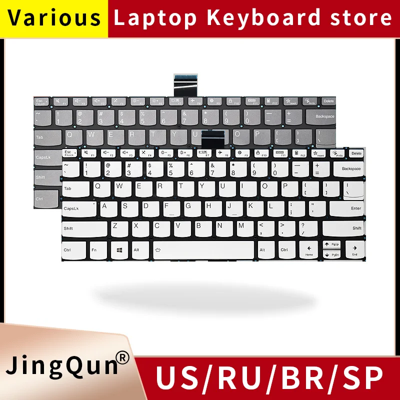 US/RU Laptop Keyboard For Lenovo XiaoXin Air 14 IAP8/IAH8/IRP8 Pro 14 IRH8/LRL8/ARH8 Yoga Slim 7 2023 X3-14 IAP X7-14 IRH/IRHA