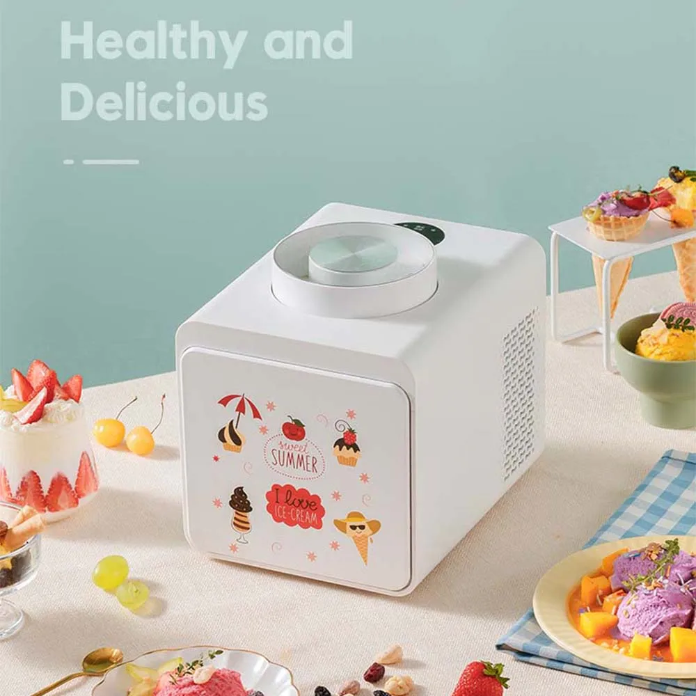 

Automatic Ice Cream Machine Household Ice Cream Maker Small Smart Drinks Cooler Helados Maquina