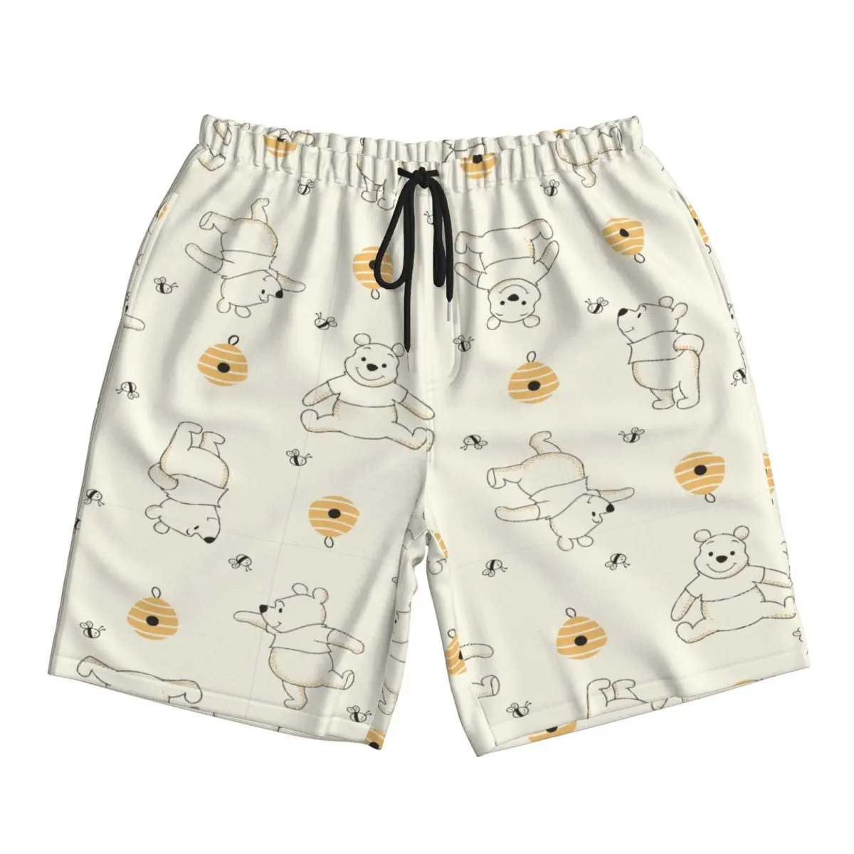 

Винни Пух Спортивная одежда в стиле Харадзюку Женские плавки Пляжные шорты с принтом Ледяные летние мужские шорты