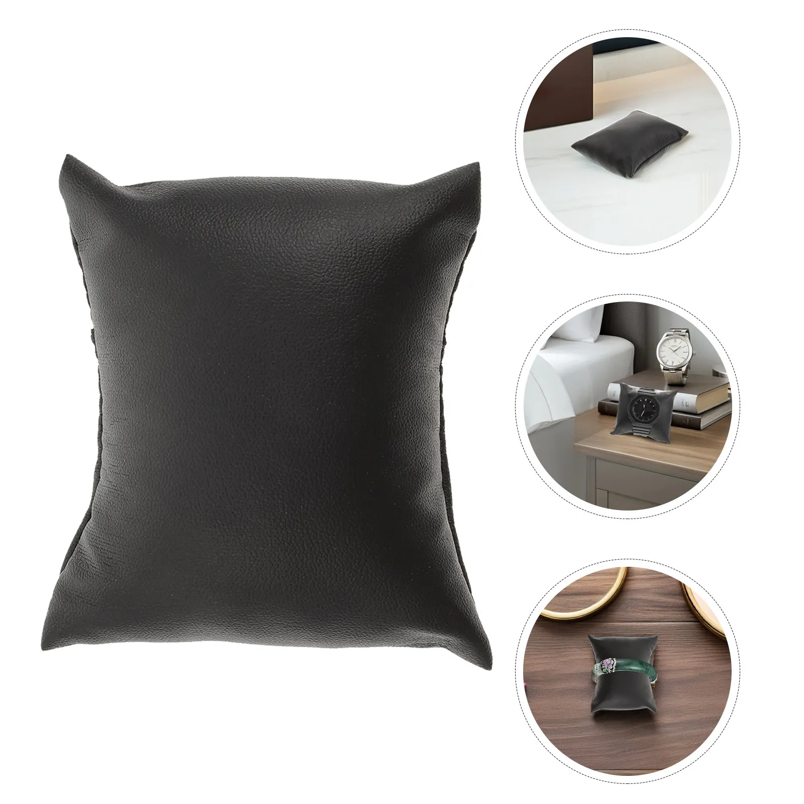 

20Pcs Jewelry Display Pillows PU Bracelet Organizer Soft Cushion Secure Watch Holder for Store Home 3.54x3.14x1.57in