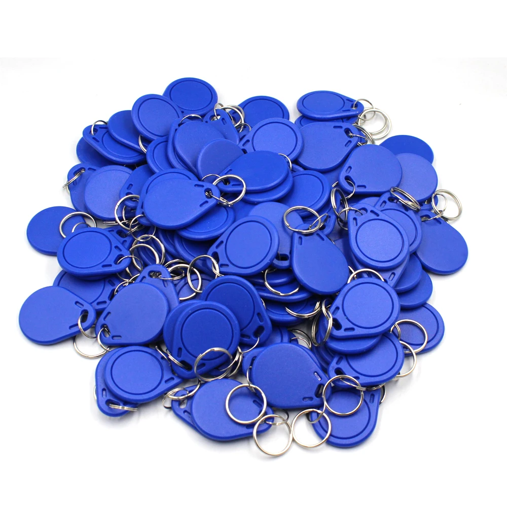 10pcs Waterproof 13.56MHz UID Keyfob Tag RFID Access Control Clone Key Card Token Writable M1 IC Card Clone Changeable Keyfob